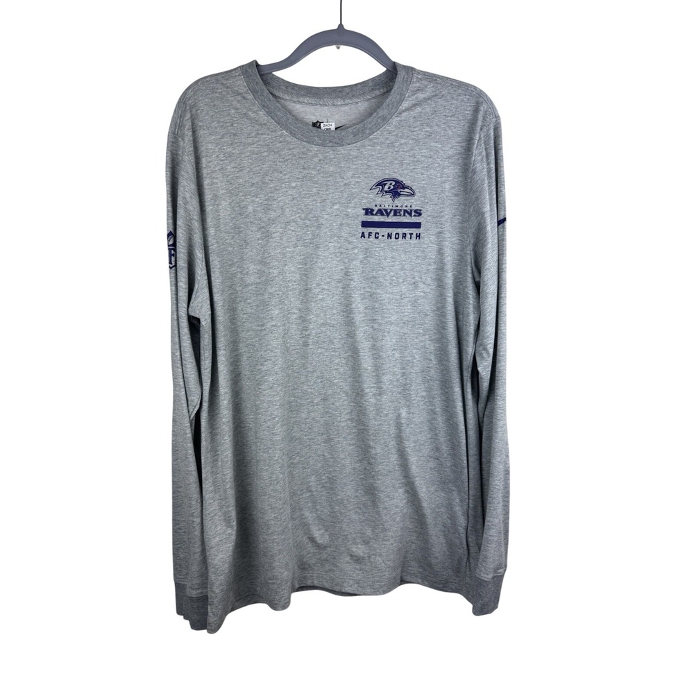 Team Issued Zach Orr Baltimore Ravens AFC Mens‎ Nike Dri Fit Long Sleeve T Shirt